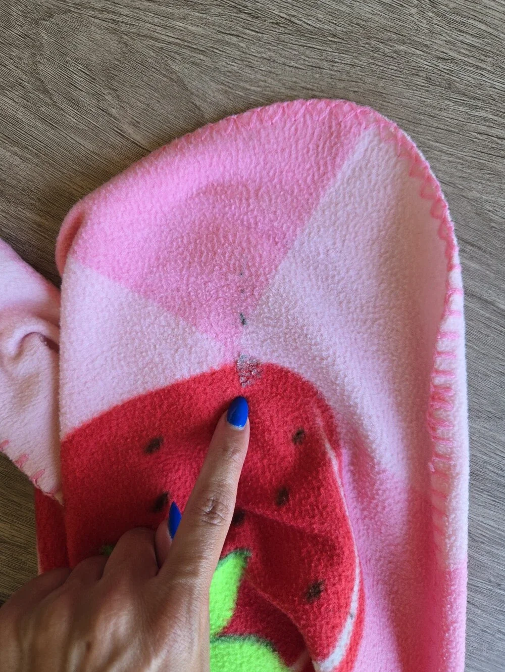 Y2K Strawberry Shortcake Fleece Blanket Pink Checkerboard 🍓🍓🍓
